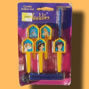 Vintage birthday candles Aladdin